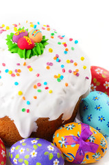 Easter eggs and cakes
