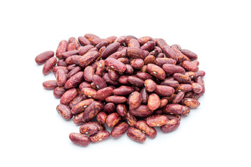 Obraz premium Red beans isolated on the white.