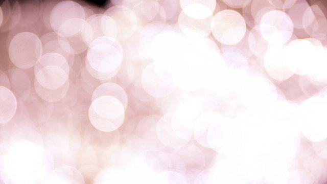 Blurred, bokeh lights background. Abstract sparkles. Full HD, 1080p.