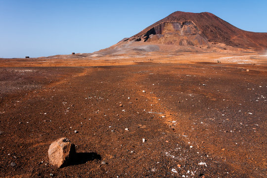 Cape Verde Calhau Volcano on Sao Vicente Island