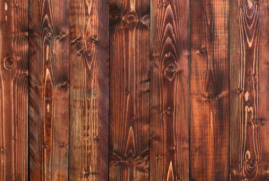 Rustic Brown Red Wood Background Vertical View