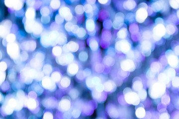 abstract blur blackground with bokeh defocused lights in blue color
