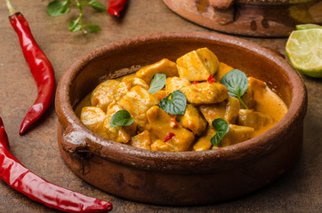 Delicious chicken curry