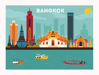 Bangkok - obrazy, fototapety, plakaty