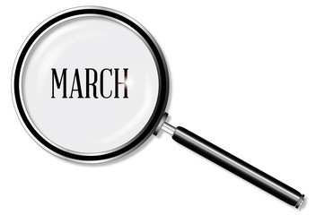 March Magnifying Glass