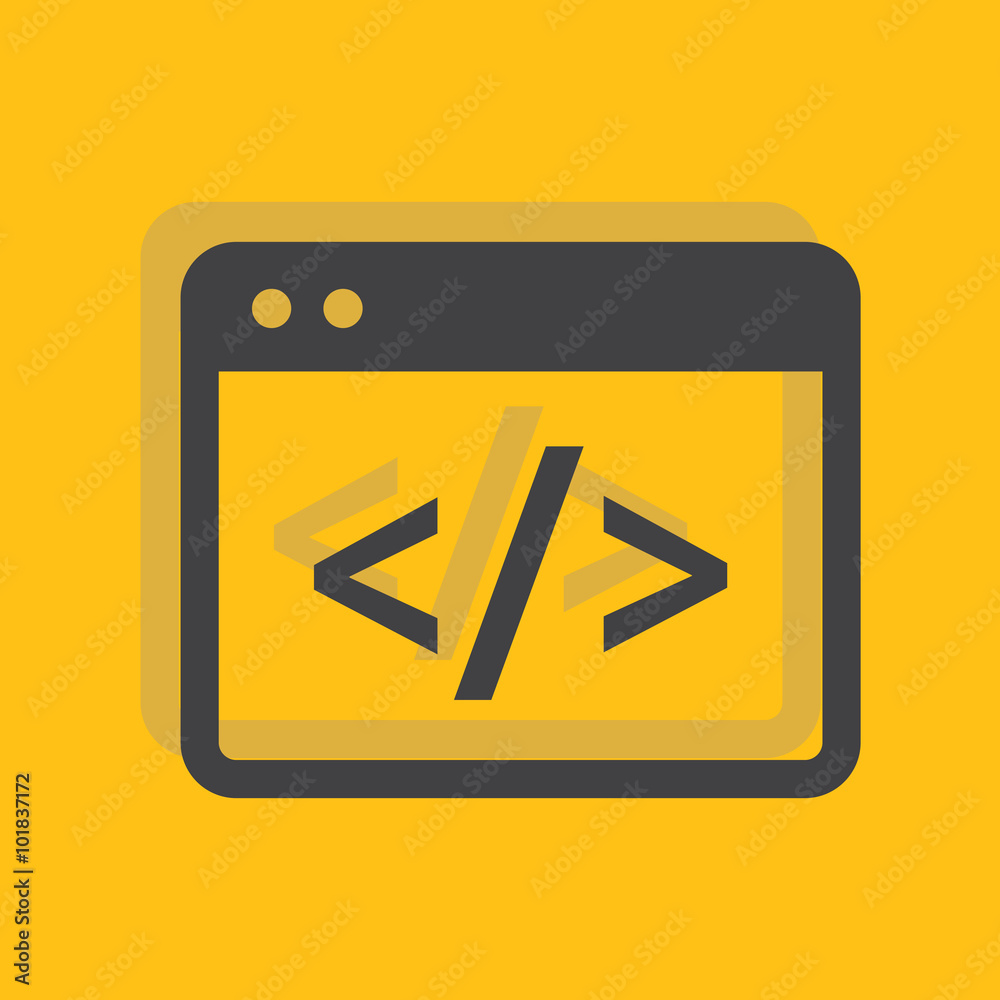 Poster Coding icon