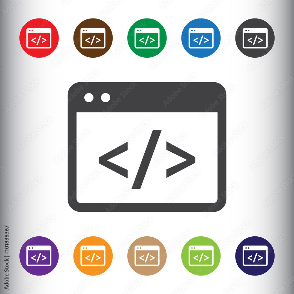 Poster Coding icon