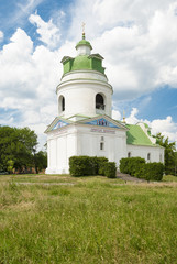 Nicholas Church- bell tower of the 18th century in Priluki. Ukra