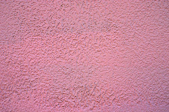 pink painted wall