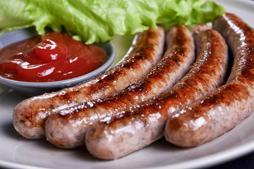 sausages grille