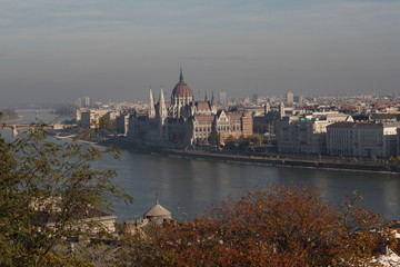 Fototapeta na wymiar The view of Budapest, year 2008