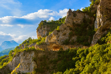 Road in Piva Canyon - Montenegro