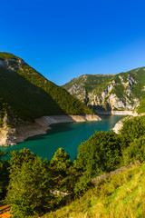 Fototapeta na wymiar Piva Canyon - Montenegro