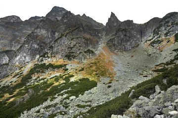 Szpiglasowy peak (wierch) near Zakopane. Poland