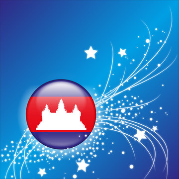 Hintergrund Kambodscha Sterne Vektor Illustration 