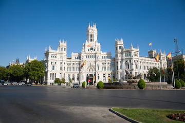 Fototapeta na wymiar Cibeles square in Madrid