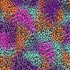 cool animal on a colorful gradient ~ seamless background