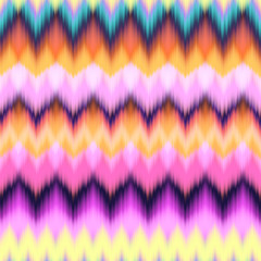 colorful ikat stripe ~ seamless background