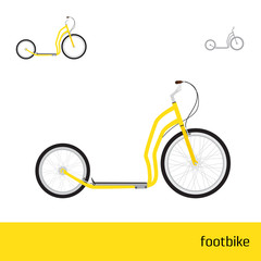 Naklejka premium vector bicycles of various types