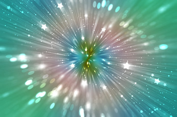 abstract multicolored background. explosion star.
