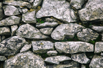 Grey textured stone wall without vignette effect