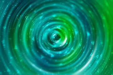 abstract background. brilliant blue and green circles for backgr