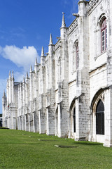 Fototapeta premium The Jeronimos Monastery or Hieronymites Monastery is located in