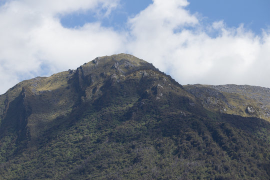 Dramatic Cloudy Mountain