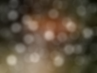 Bokeh light, shimmering blur spot lights on multicolored abstrac