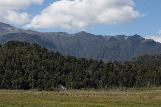 Farmland Under the Mountains