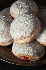 Homemade Sugary Paczki Donut