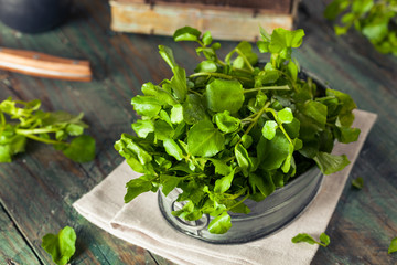 Raw Organic Green Watercress