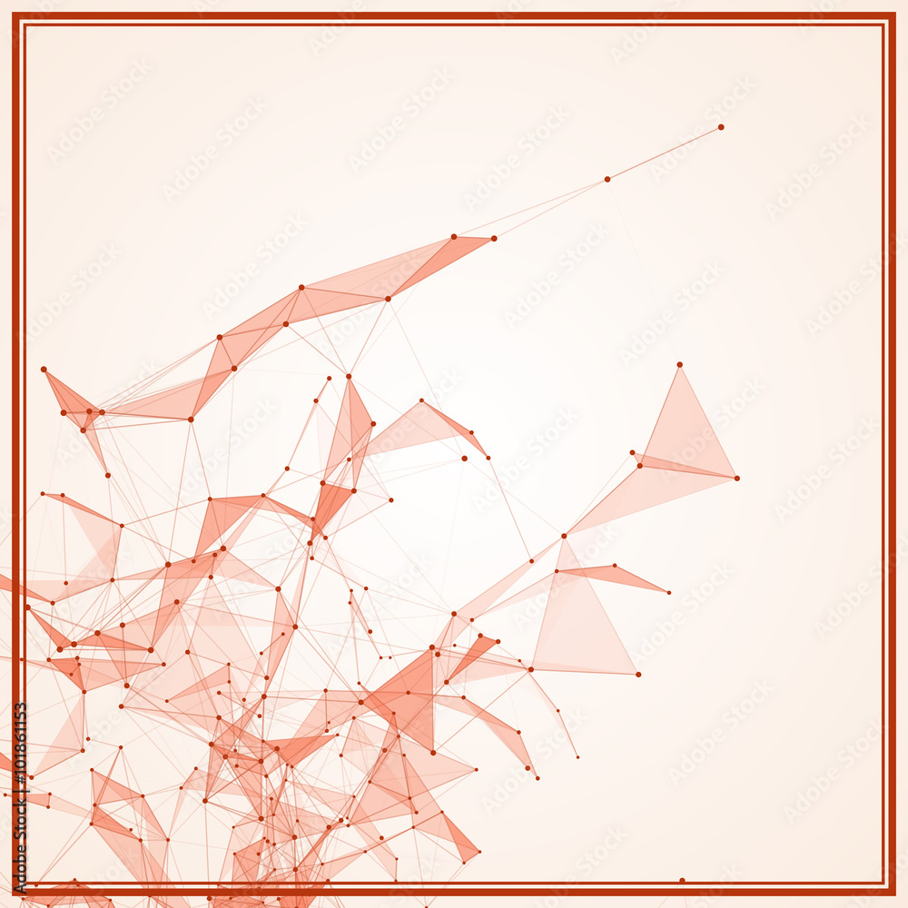 Aufkleber abstract background with dotted grid