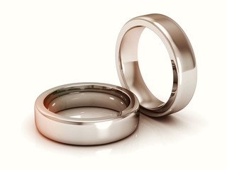 The beauty wedding ring (high resolution 3D image)