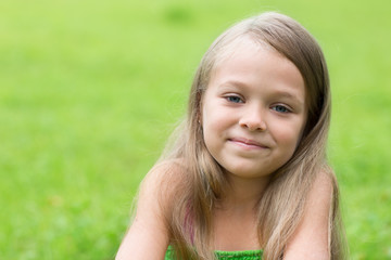 Portrait of a wonderful little girl