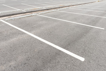Fototapeta premium Empty parking lot