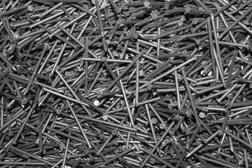 Nails steel used for construction