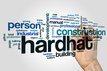 Hardhat word cloud concept