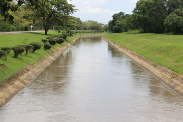 Fototapeta na wymiar Agricultural canal