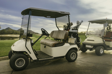 Golf Cart 18th hole