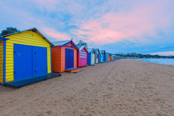 Brighton bathing houses, Australia