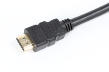 HDMI cable isolated on a white background