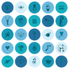 Happy Valentines Day Icons