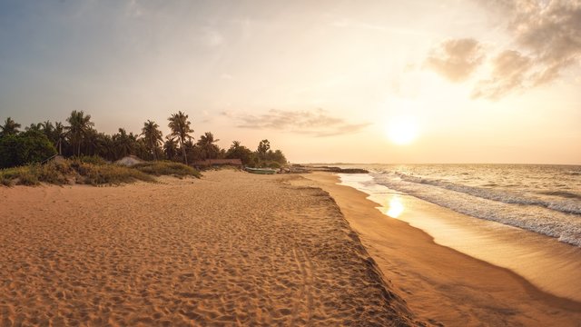 Sunset at Beach near Kalpitiya, Sri Lanka