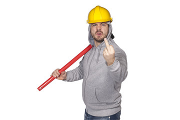 fuck you from angry worker
