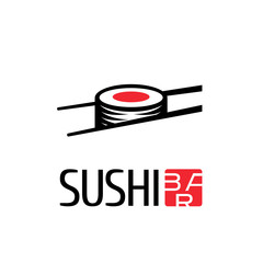 Fototapety  Logo wektor, element projektu dla restauracji sushi, kuchnia japońska
