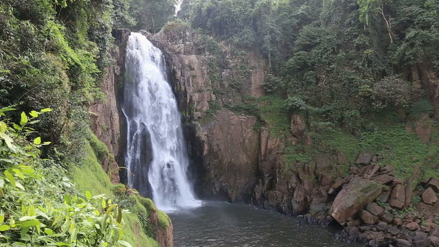 Haew Narok Waterfall in Khao Yai National Park Thailand