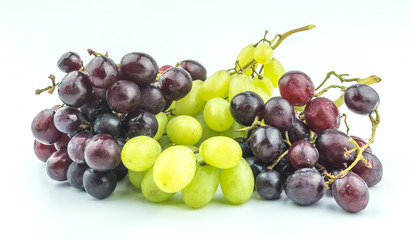 Grape with white background