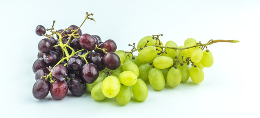 Grape with white background