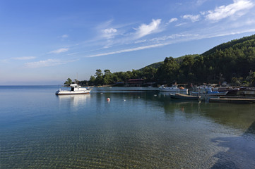 Fototapeta na wymiar View from Gokova seaside Mugla Turkey